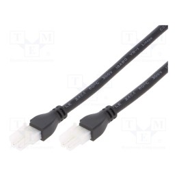 1 pcs x MOLEX - 2451350205 - Cable, Mini-Fit Jr, female, PIN: 2, Len: 0.5m, 8A, Insulation: PVC