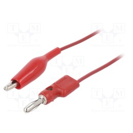 1 pcs x POMONA - 3220-36-2 - Test lead, 60VDC, 30VAC, 5A, Len: 0.914m, red, 3220