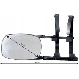 Additional mirror for towing camping trailers