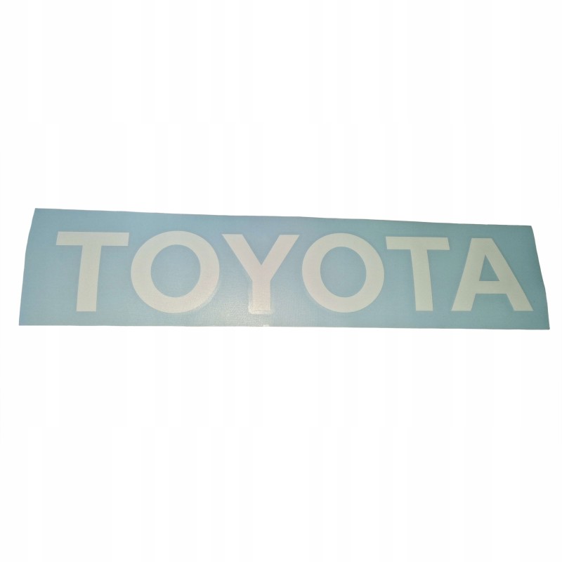 Toyota forklift sticker with mast front inscription