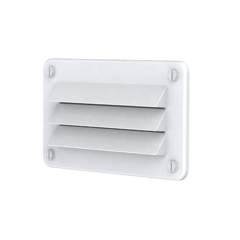 White ventilation grille 142x79mm