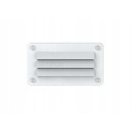 White ventilation grille 142x79mm