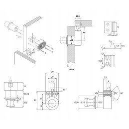 A push-in lock for the cabinets of a camper, a yacht, a camping site