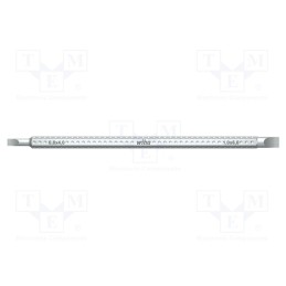 1 pcs x WIHA - 629 - Interchangeable blade, slot, 4,0x0,8mm,6,0x1,0mm, SYSTEM 6