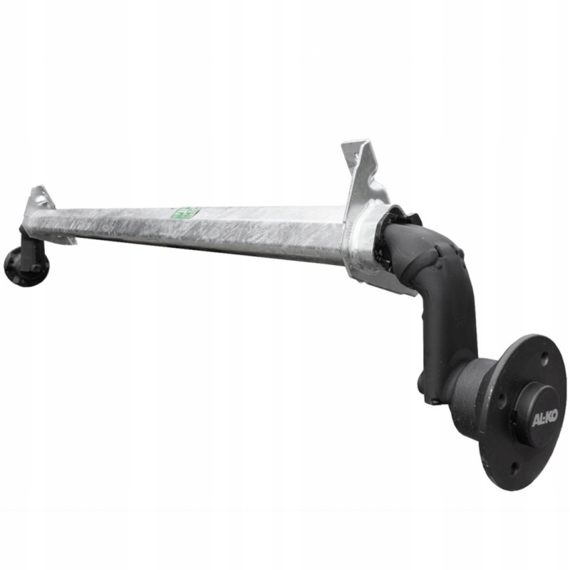 Unbraked trailer axle for alcove trailer