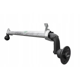 Unbraked trailer axle for alcove trailer