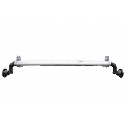Unbraked trailer axle for alcove trailer
