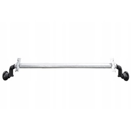 Unbraked trailer axle for alcove trailer