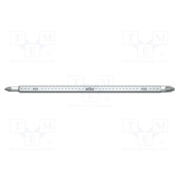 1 pcs x WIHA - 632 - Interchangeable blade, Pozidriv®, PZ1,PZ2, SYSTEM 6, 150mm