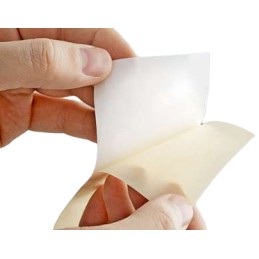 Red and white diagonal warning stripes, reflective, 10 cm