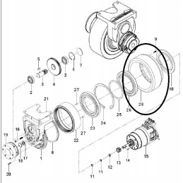 Drive wheel of hangcha a15 cbd15 a2mc1 trolley