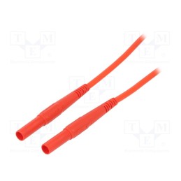 1 pcs x STu00c4UBLI - 66.9391-20022 - Test lead, 32A, banana plug 4mm,both sides, insulated, Len: 2m