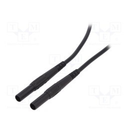 1 pcs x STu00c4UBLI - 66.9391-20021 - Test lead, 32A, banana plug 4mm,both sides, insulated, Len: 2m