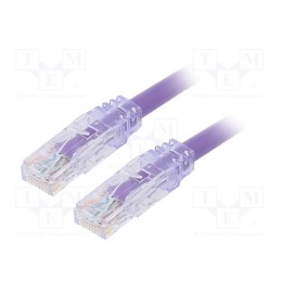 1 pcs x PANDUIT - UTP6AX2MVL - Patch cord, TX6A™ 10Gig,U/UTP, 6a, solid, Cu, PVC, violet, 2m, 24AWG