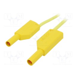 1 pcs x STu00c4UBLI - 49.0079-20024 - Test lead, 19A, banana plug 4mm,both sides, Urated: 1kV, Len: 2m