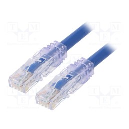 1 pcs x PANDUIT - UTP6AX2MBU - Patch cord, TX6A™ 10Gig,U/UTP, 6a, solid, Cu, PVC, blue, 2m, 24AWG