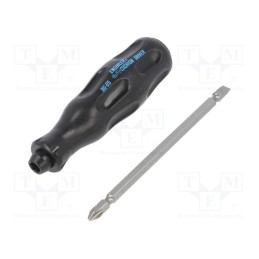 1 pcs x ENGINEER - DG-05 - Screwdriver, Pozidriv®,slot, PH2,SL 6, Blade length: 95mm