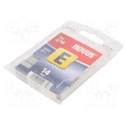1 pcg x NOVUS - 044-0073 - Nails, Ø: 1.2mm, L: 14mm, 1000pcs, TYP E J/14