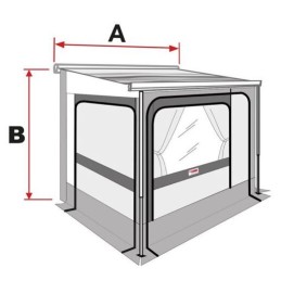 Fiamma privacy ultra light vestibule 300 cm