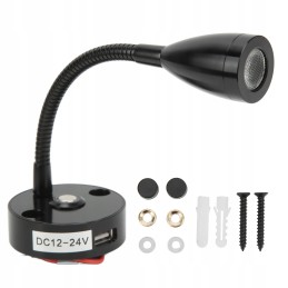 Reading lamp in a 3w caravan