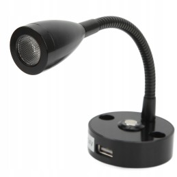 Reading lamp in a 3w caravan