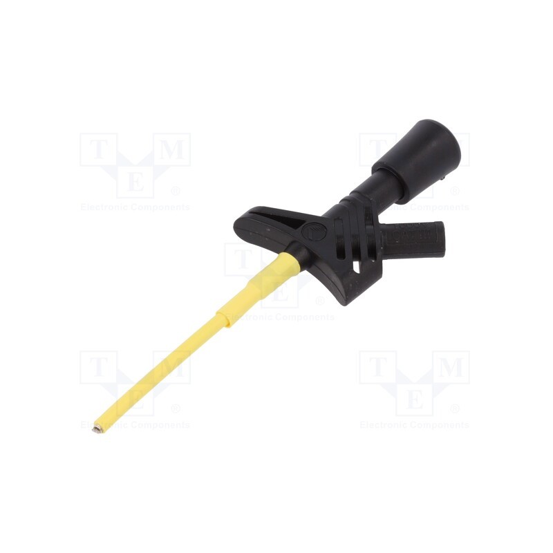 1 pcs x HIRSCHMANN T&M - KLEPS 1600 SW - Clip-on probe, pincers type, 3A, black, Grip capac: max.3mm, 2mm