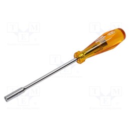 1 pcs x C.K - T4334M 055 - Screwdriver, 6-angles socket, HD Classic, Blade length: 130mm