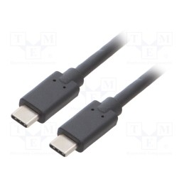 1 pcs x QOLTEC - 52351 - Cable, USB 3.1, USB C plug,both sides, 2m, black