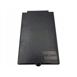 Cover for 230v connection socket, black turis flap