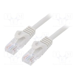 1 pcs x GEMBIRD - PP6U-15M - Patch cord, U/UTP, 6, stranded, CCA, PVC, grey, 15m, 26AWG