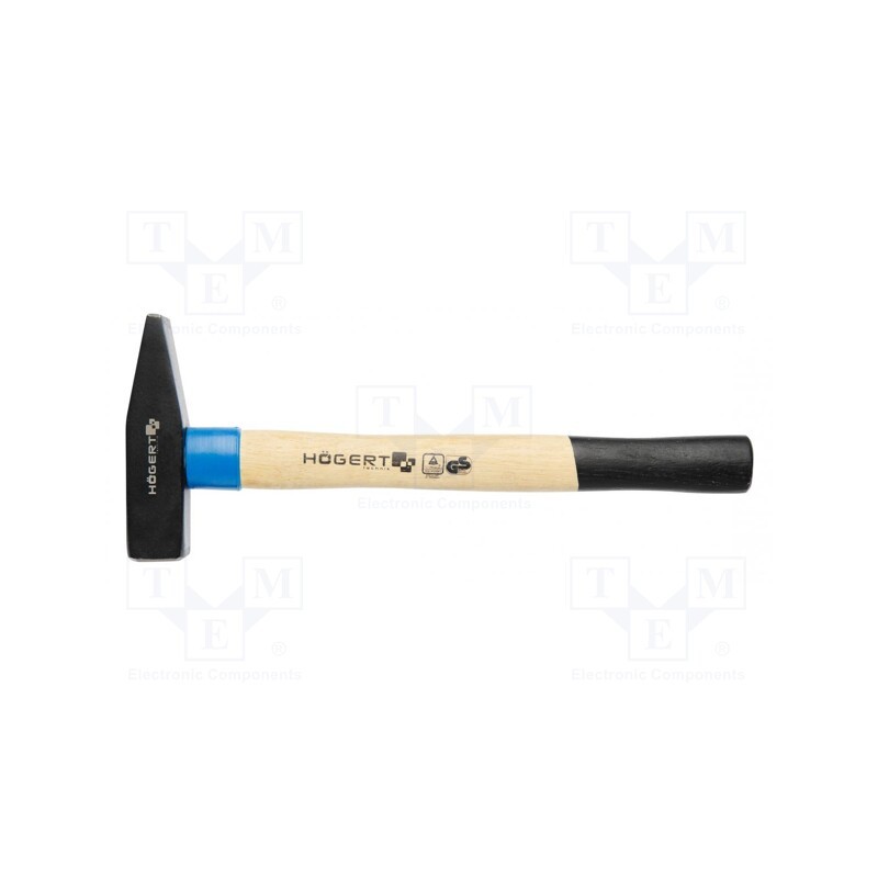 1 pcs x Hu00d6GERT TECHNIK - HT3B010 - Hammer, fitter type, 1kg, wood (ash)