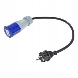 Cee adapter socket plug 230v 40cm for camper charging