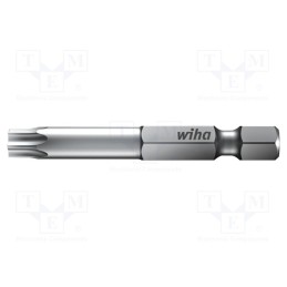 1 pcs x WIHA - 39189 - Screwdriver bit, Torx® with protection, T15H, Overall len: 90mm