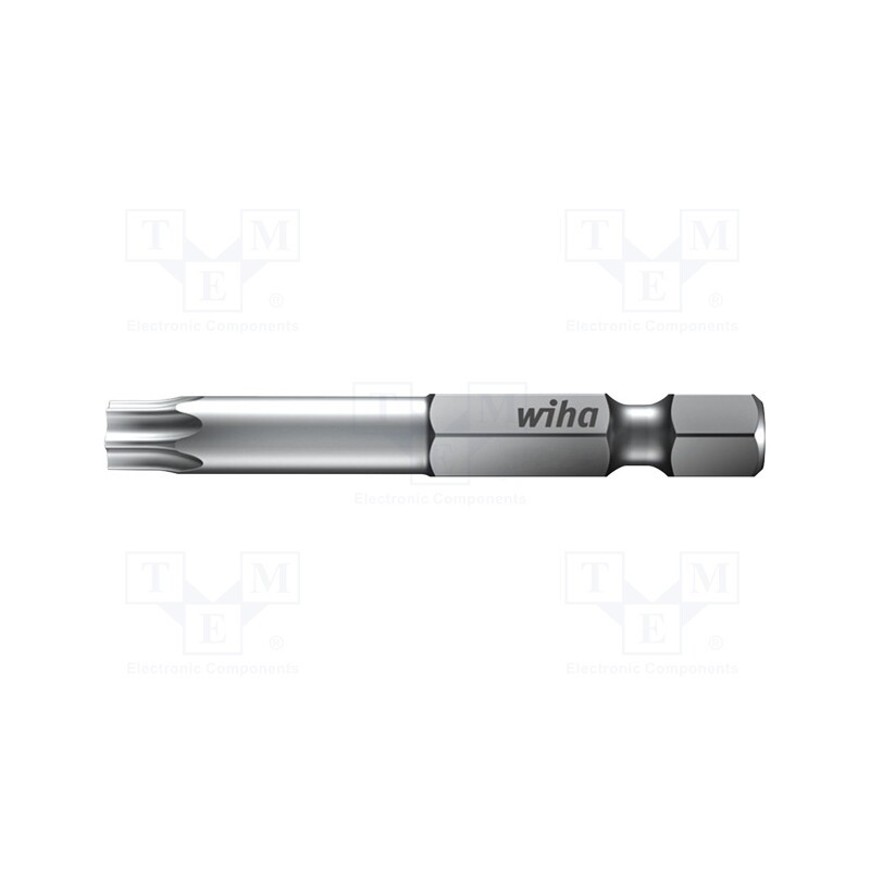 1 pcs x WIHA - 39189 - Screwdriver bit, Torx® with protection, T15H, Overall len: 90mm