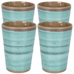 Bo Camp Halo melamine mug 400 ml 4 pcs