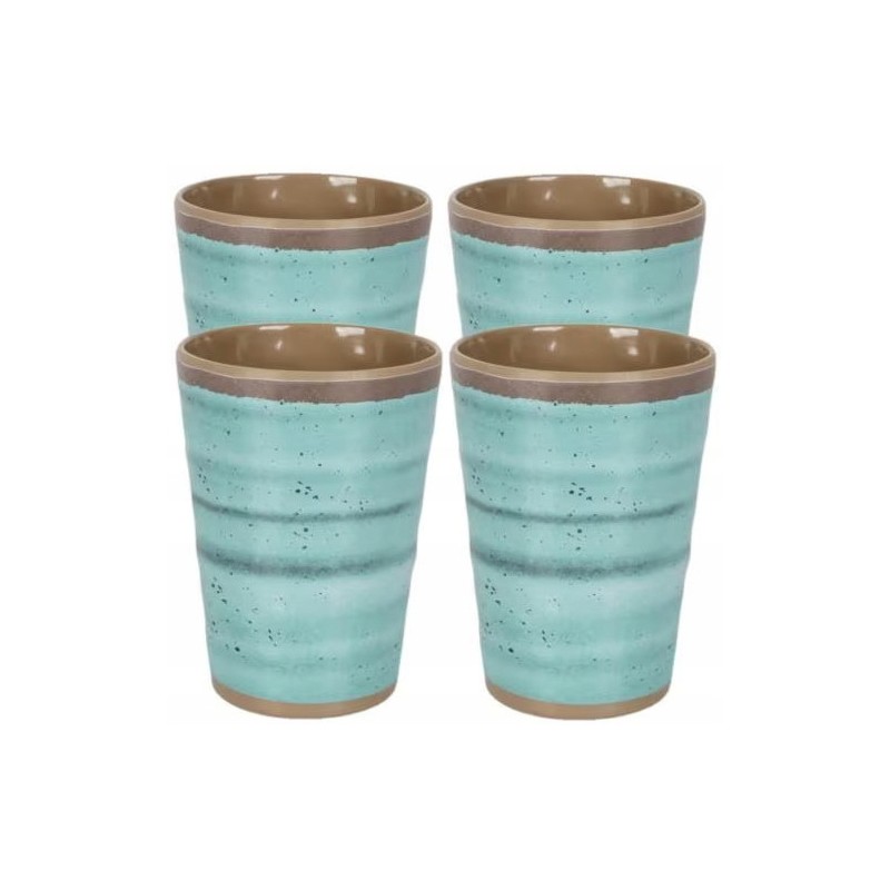 Bo Camp Halo melamine mug 400 ml 4 pcs