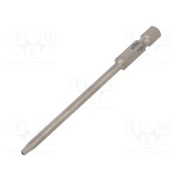 1 pcs x WIHA - 39188 - Screwdriver bit, Torx® with protection, T10H, Overall len: 90mm