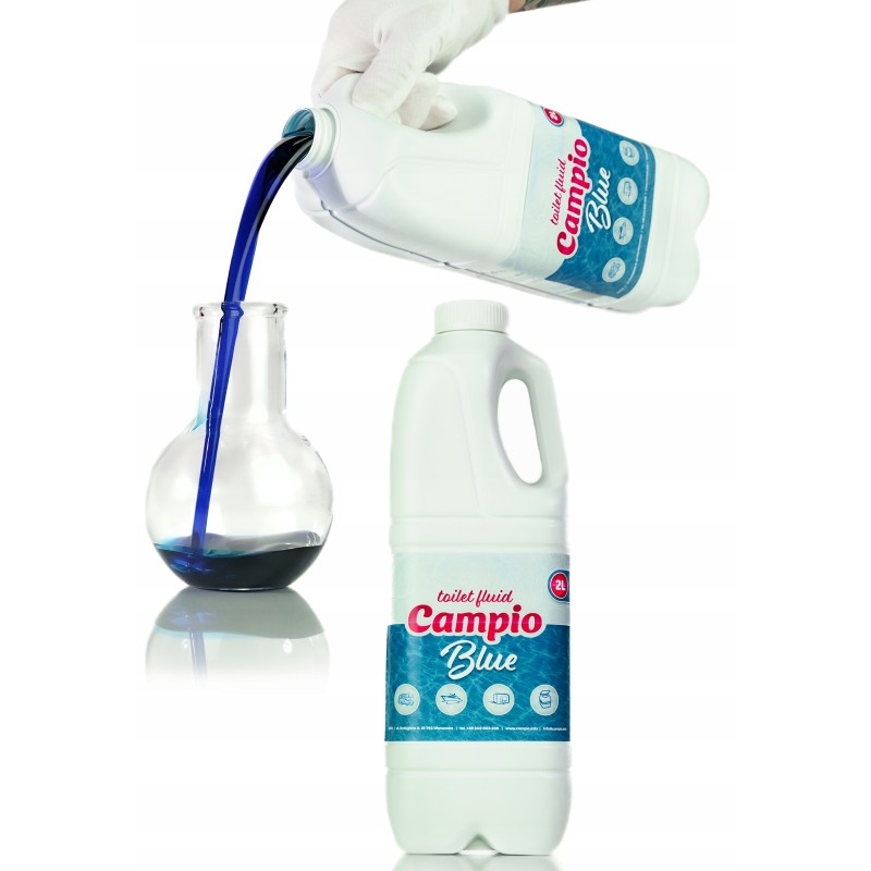 Fluid for tourist toilets concentrate inblue 2l