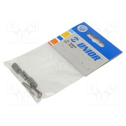 1 pcg x UNIOR - 605518 - Screwdriver bit, Torx®, TX20, Overall len: 30mm, 3pcs.
