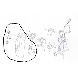 Front control cover, set, ept12 ez trolley