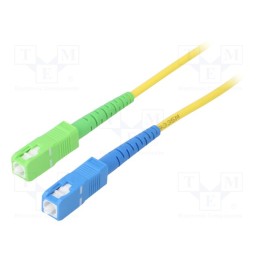 1 pcs x Goobay - 59665 - Fiber patch cord, OS2, SC/APC,SC/UPC, 25m, Optical fiber: 9/125um