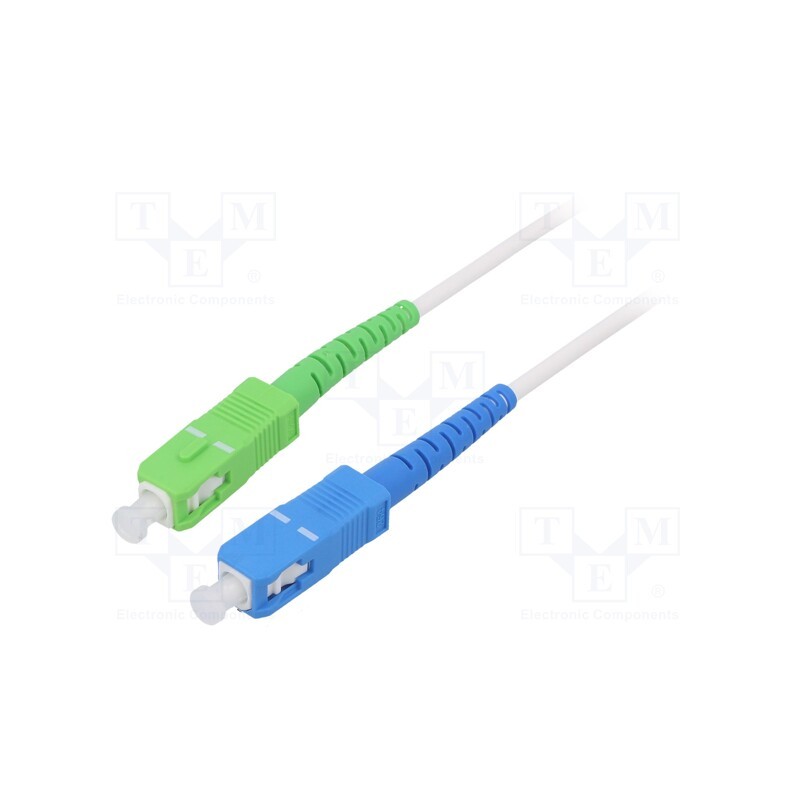 1 pcs x Goobay - 59625 - Fiber patch cord, OS2, SC/APC,SC/UPC, 25m, Optical fiber: 9/125um