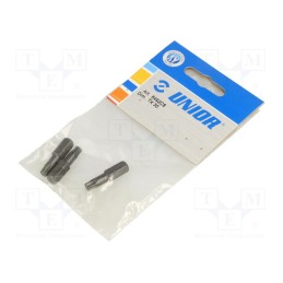 1 pcg x UNIOR - 602438 - Screwdriver bit, Torx®, TX30, Overall len: 30mm, 3pcs.