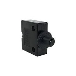 1 pcs : CLB-053-27E3N-W-A - Circuit Breakers 1-pole, Push-To-Reset Button, 125-250 VAC/ 32 VDC 5 amp circuit breaker, interrupti