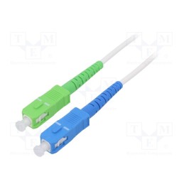 1 pcs x Goobay - 59624 - Fiber patch cord, OS2, SC/APC,SC/UPC, 20m, Optical fiber: 9/125um