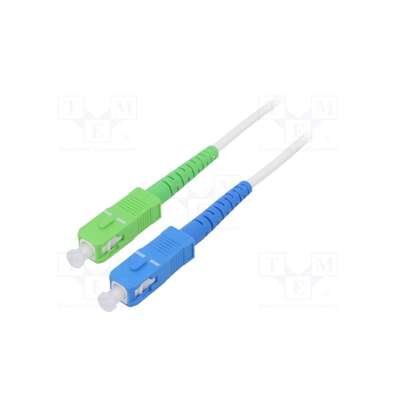 1 pcs x Goobay - 59624 - Fiber patch cord, OS2, SC/APC,SC/UPC, 20m, Optical fiber: 9/125um
