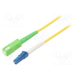 1 pcs x Goobay - 59655 - Fiber patch cord, OS2, LC/UPC,SC/APC, 25m, Optical fiber: 9/125um