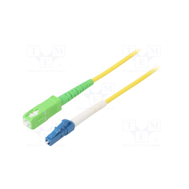 1 pcs x Goobay - 59655 - Fiber patch cord, OS2, LC/UPC,SC/APC, 25m, Optical fiber: 9/125um
