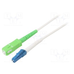 1 pcs x Goobay - 59615 - Fiber patch cord, OS2, LC/UPC,SC/APC, 25m, Optical fiber: 9/125um