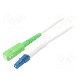 1 pcs x Goobay - 59614 - Fiber patch cord, OS2, LC/UPC,SC/APC, 20m, Optical fiber: 9/125um